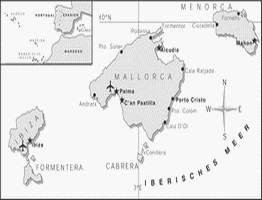 kaart Balearen