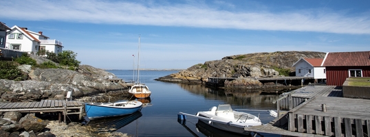 typisch haventje in Zweden