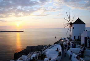 Uitzicht op zee in Griekenland