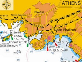 kaart Athene