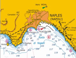 kaart Napels