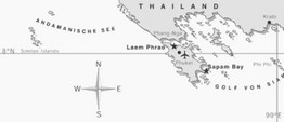 kaart Thailand