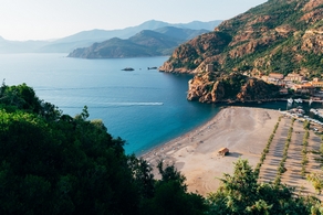 prachtig landschap van Corsica