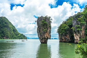 limestone klif in Thailand