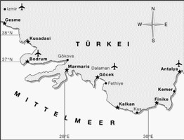 kaart Turkije