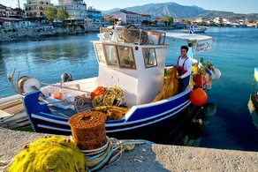 vissersboot in Samos